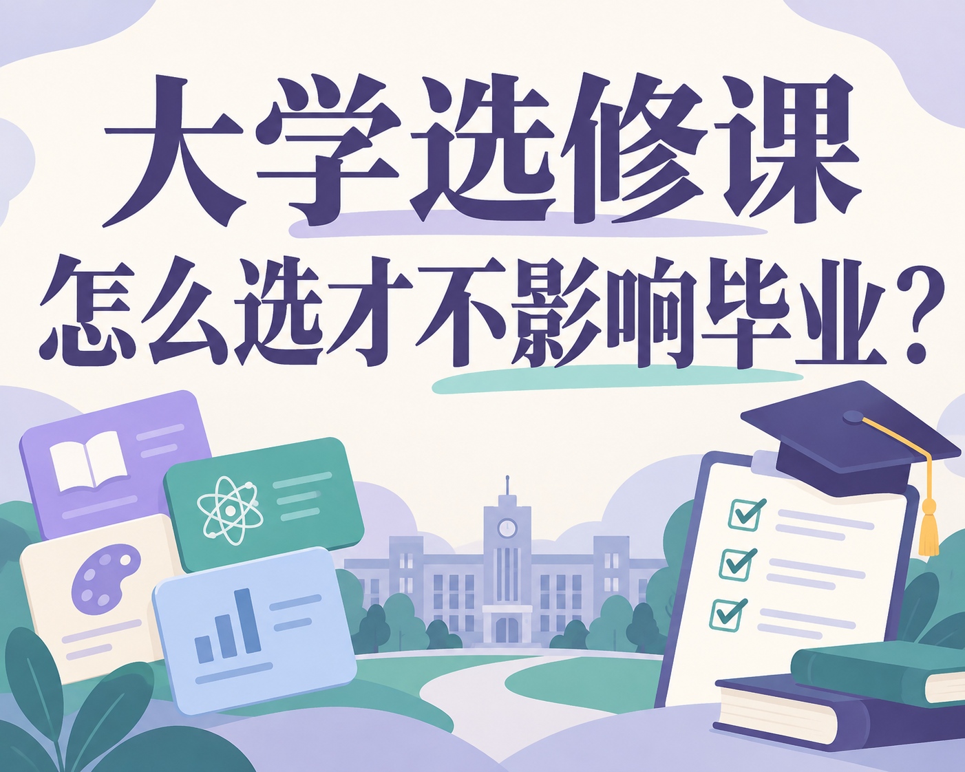 大学选修课怎么选才不影响毕业？