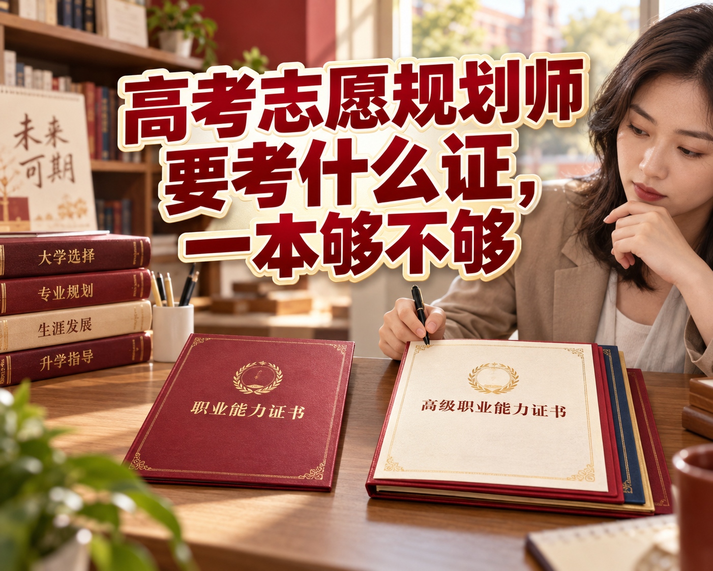 高考志愿规划师要考什么证，一本够不够