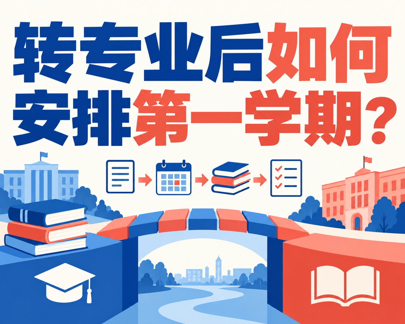 转专业后如何安排第一学期？