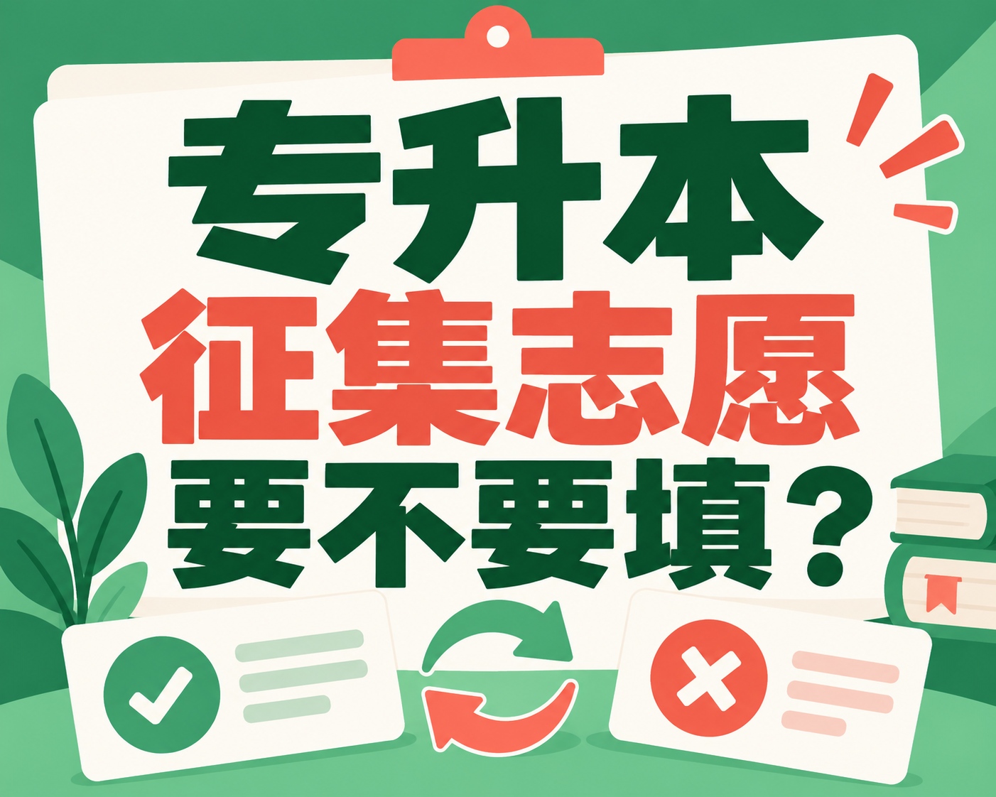 专升本征集志愿要不要填?