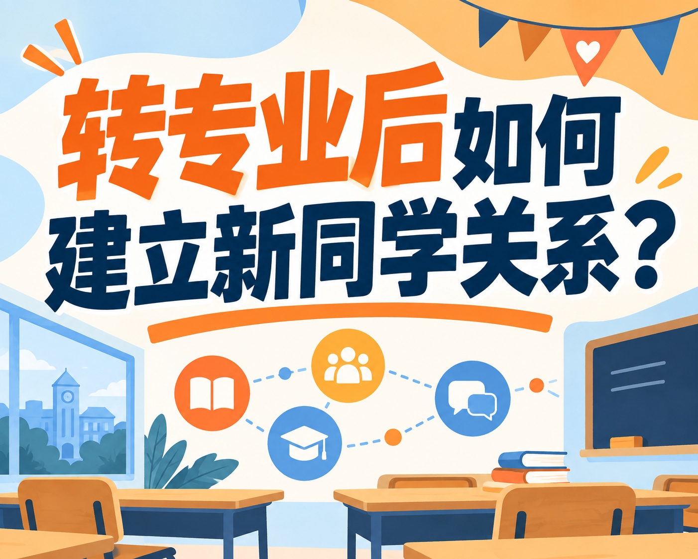 转专业后如何建立新同学关系?
