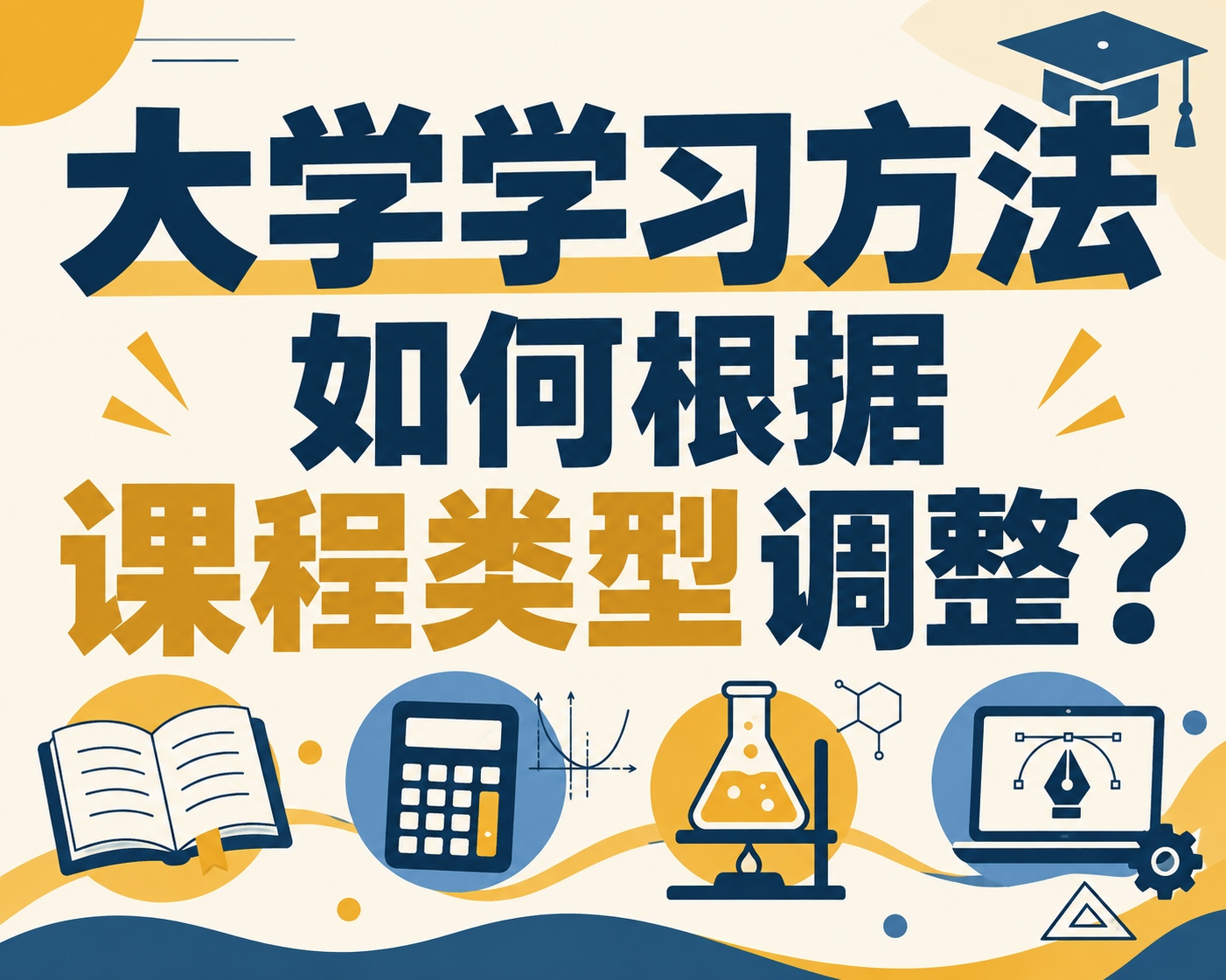 大学学习方法如何根据课程类型调整？