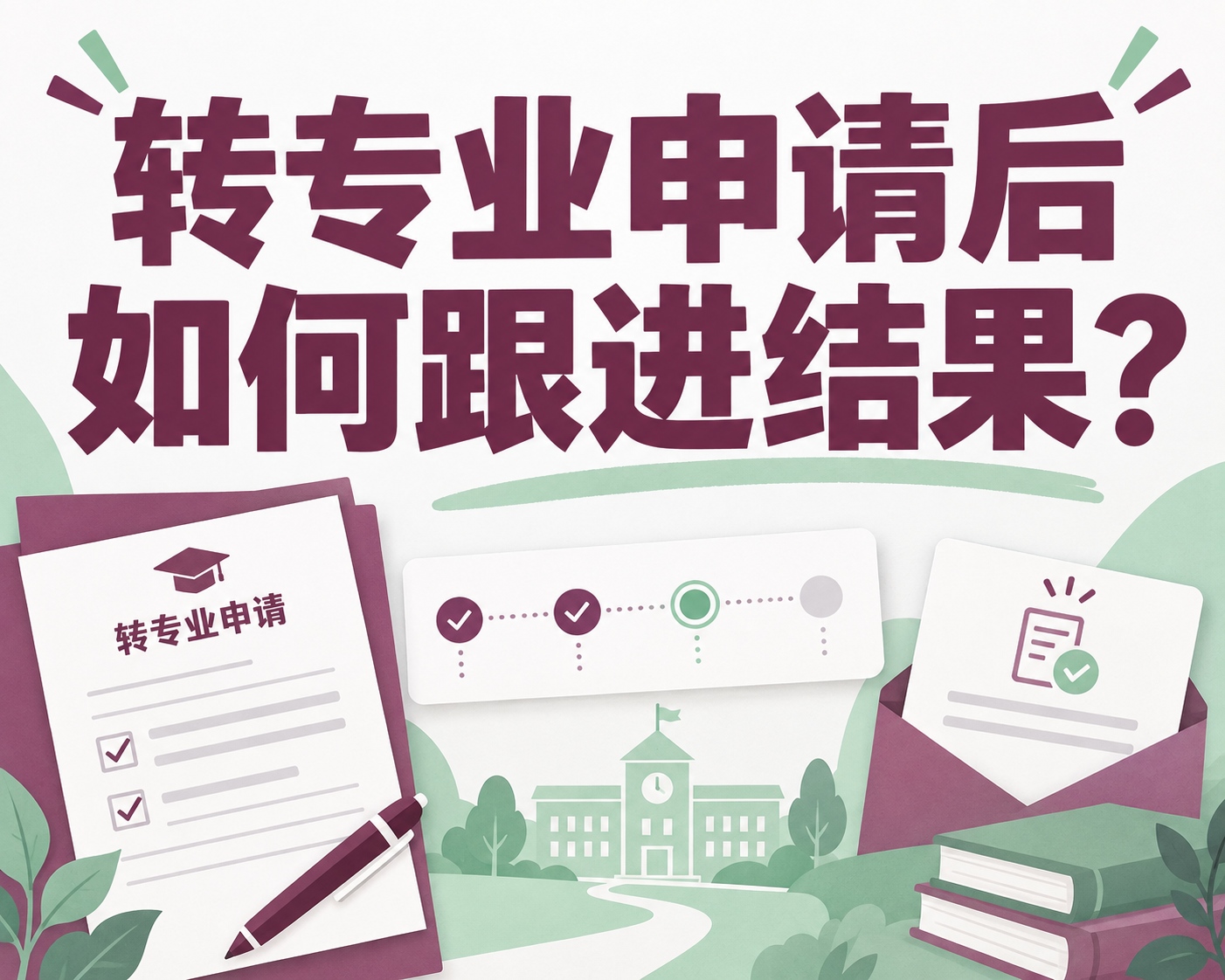 转专业申请后如何跟进结果？