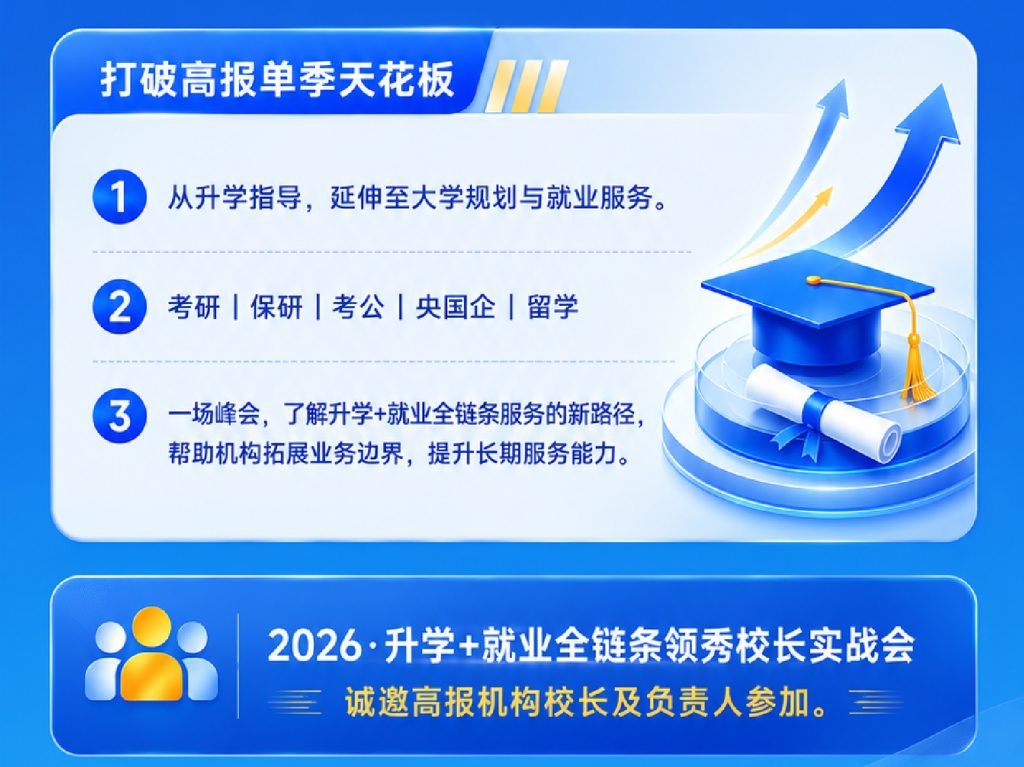 2026 高报机构全链路增长线上实战峰会