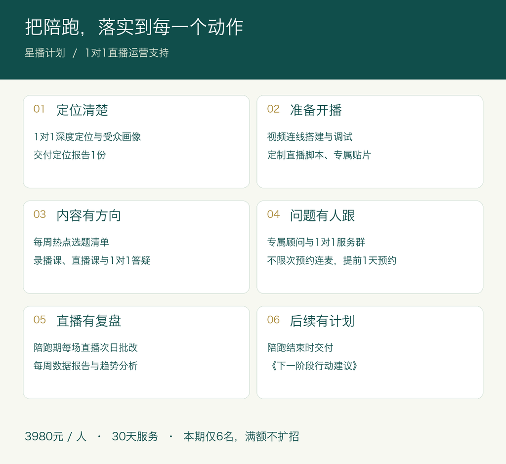 星播计划|教育主播直播运营陪跑