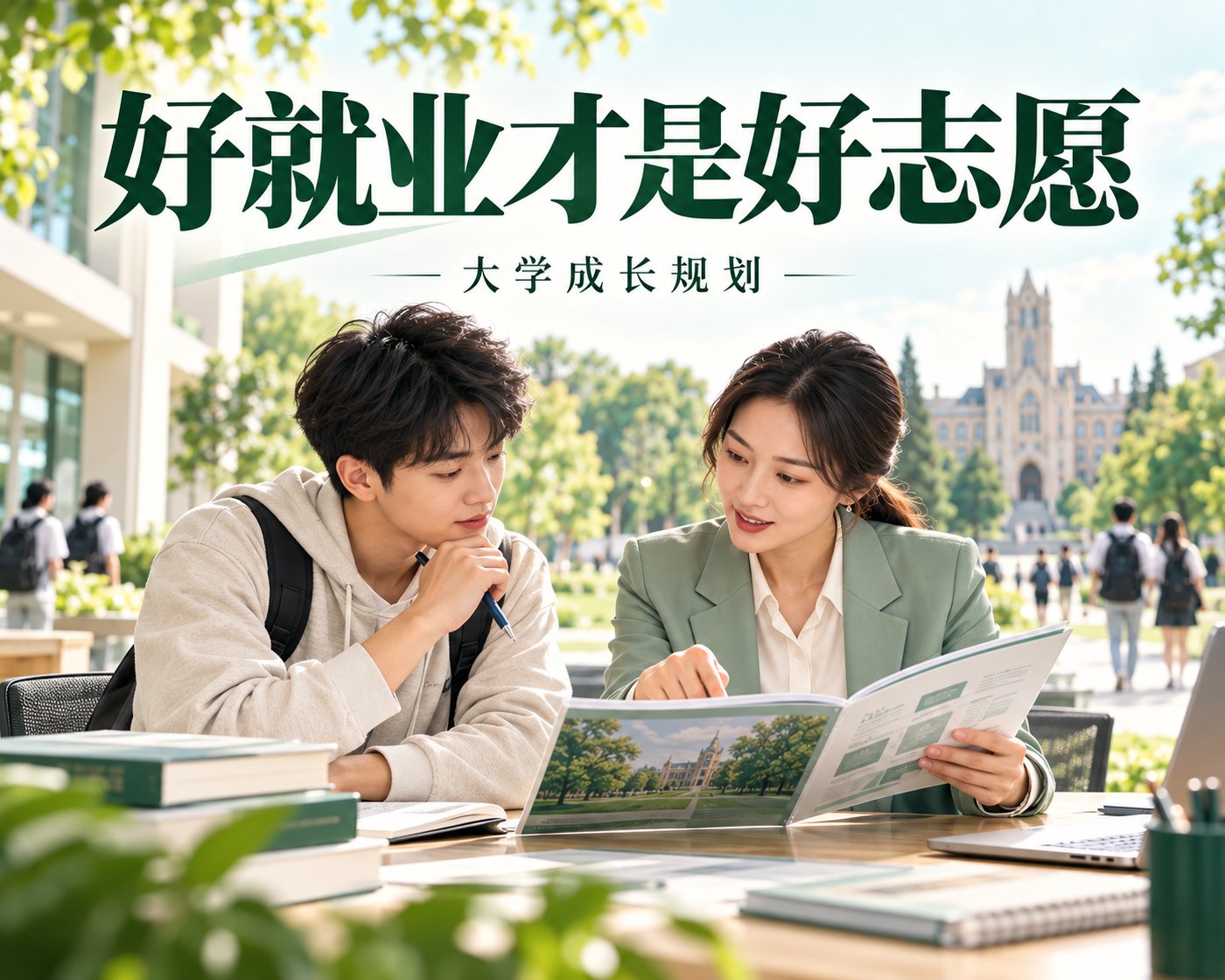 “好就业才是好志愿”,这句话怎样落到大学四年的服务里?