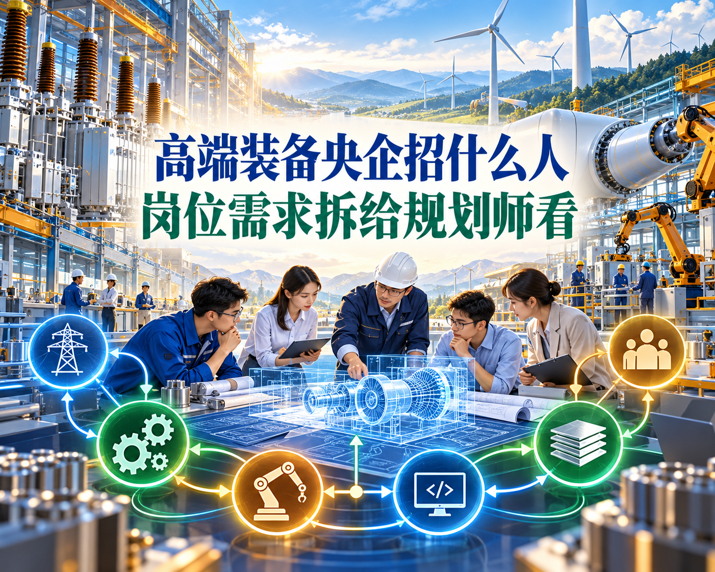 高端装备央企招什么人,岗位需求拆给规划师看