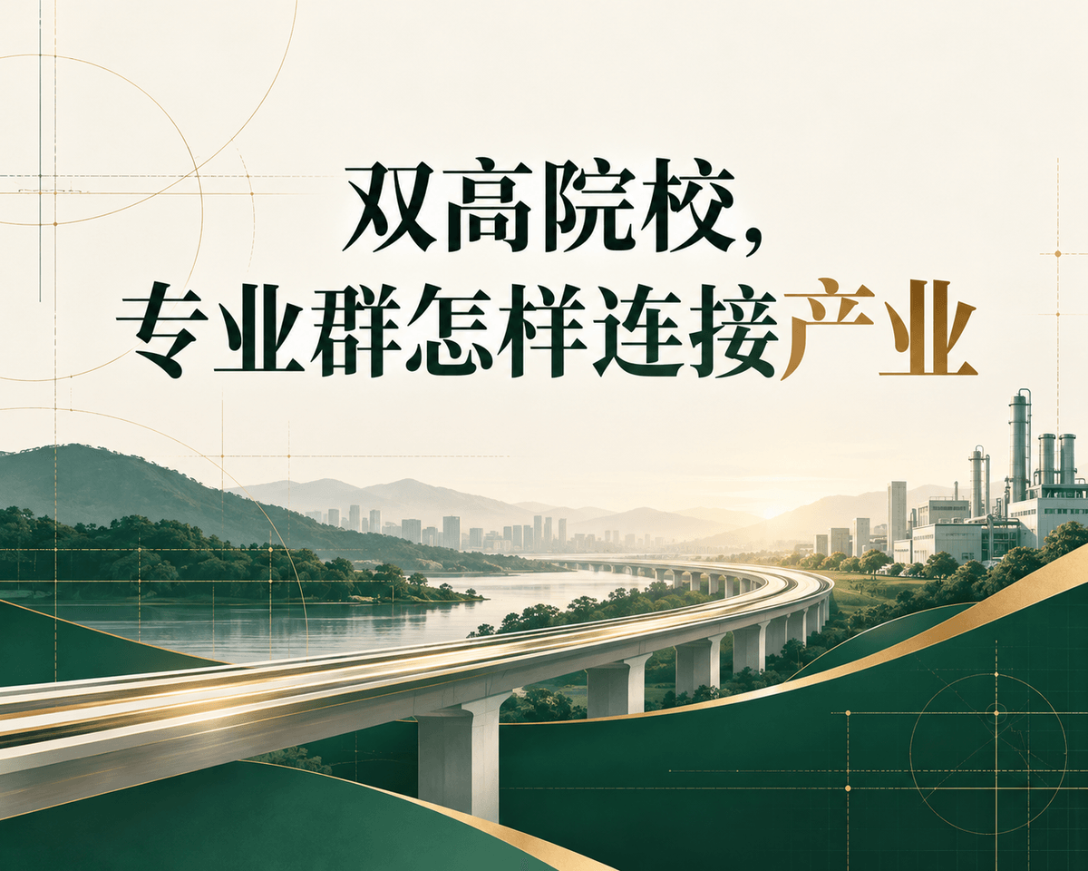 双高院校,专业群怎样连接产业