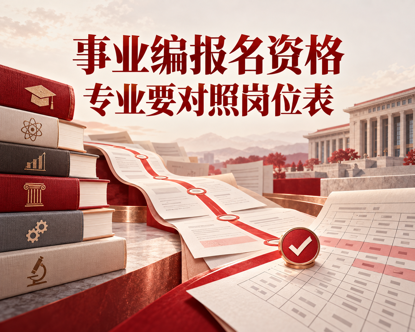事业编报名资格要看岗位表,专业适配逐项核