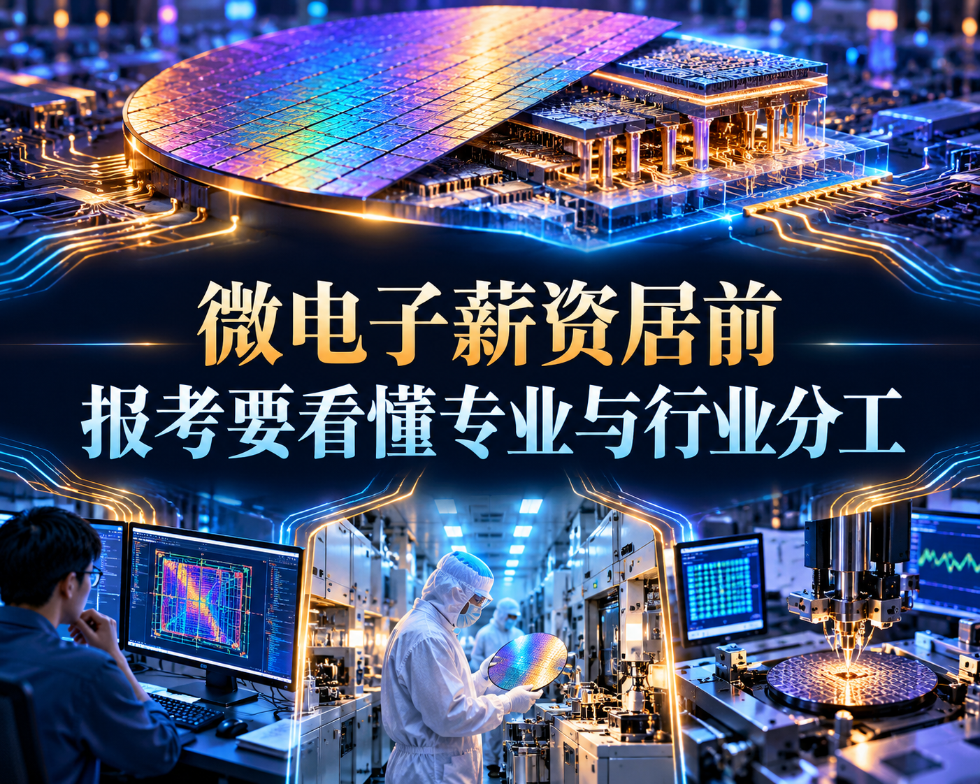 微电子薪酬榜单怎么看,报考要看懂专业与行业分工