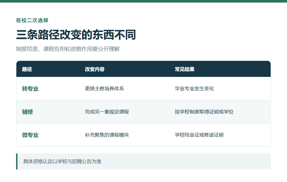微专业能补什么，主修之外怎样选