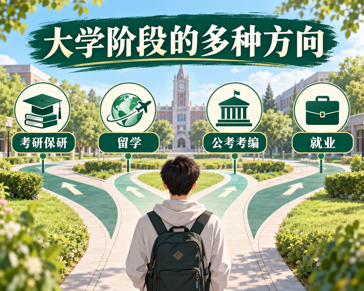 考研、留学、公考、就业怎么规划?高考志愿机构可提供怎样的大学生服务