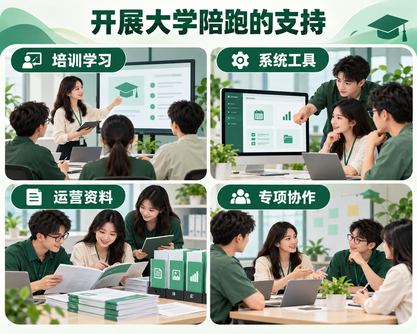想给高考志愿机构增加大学生规划服务，需要哪些支持？