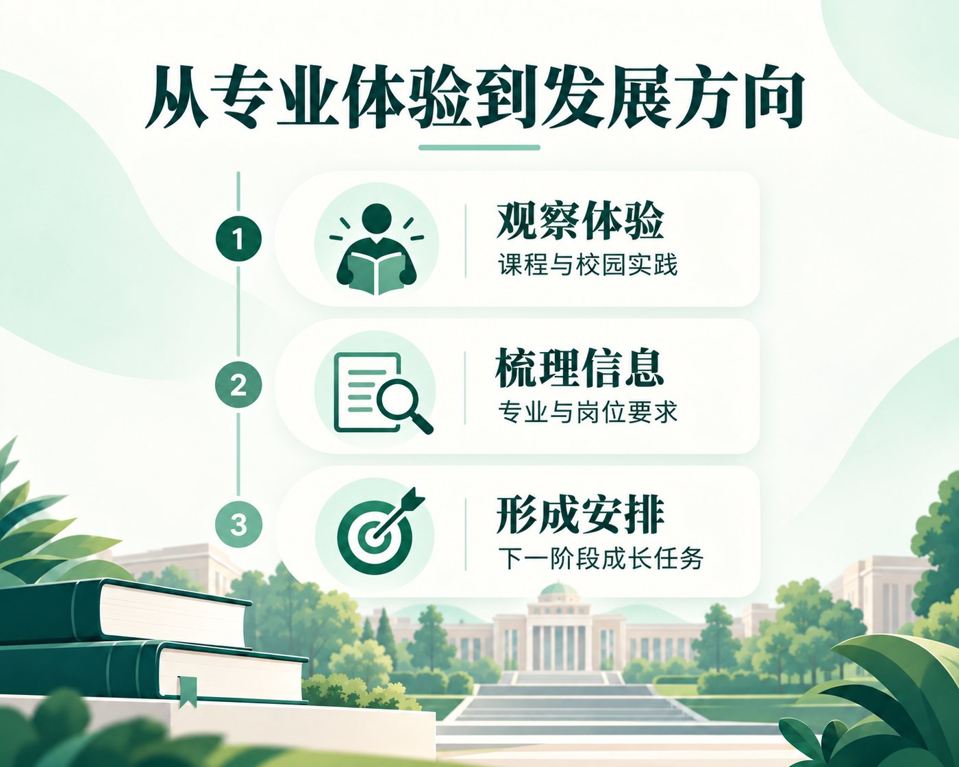 从专业体验到发展方向的梳理过程