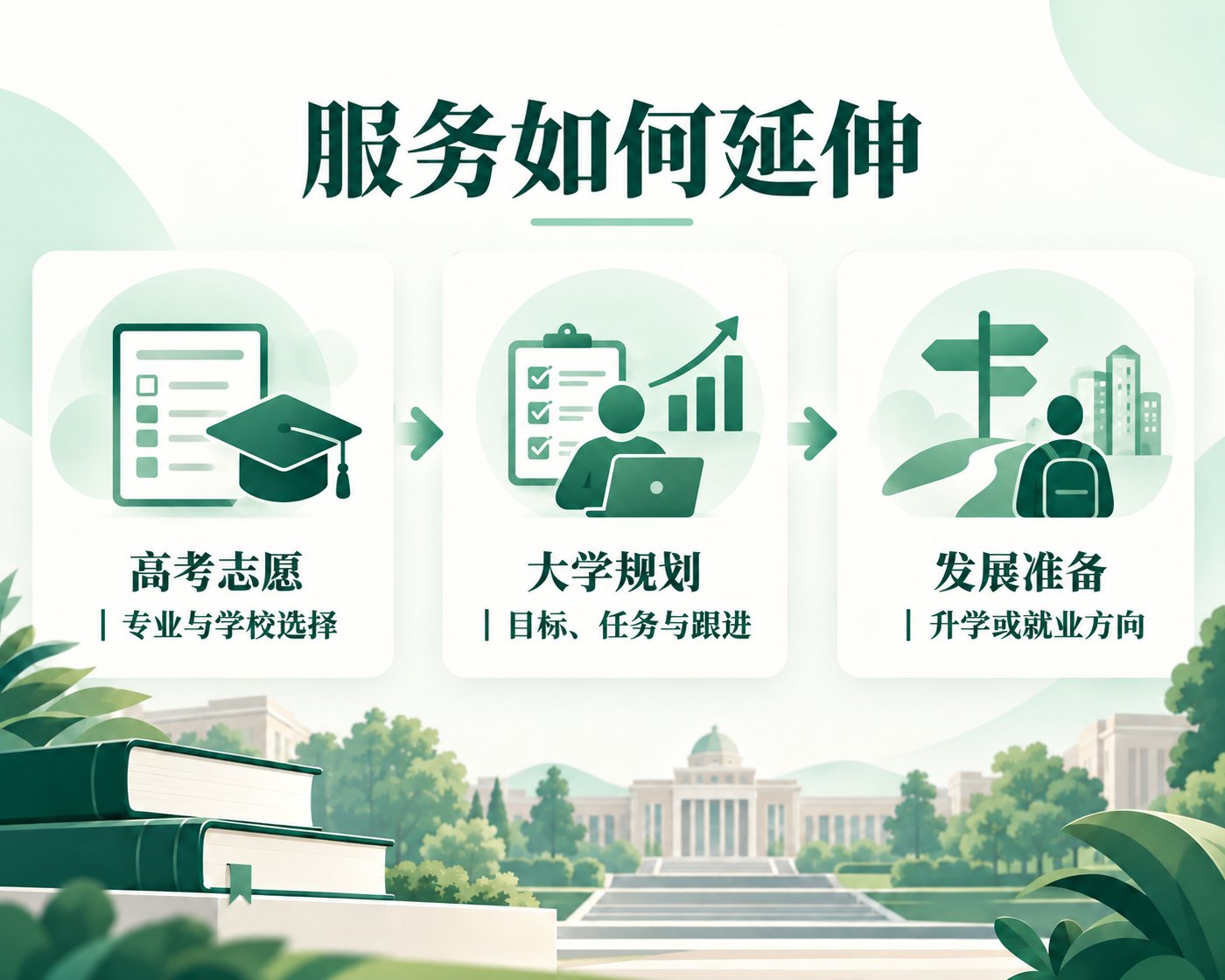 从高考志愿到大学规划,再到发展准备
