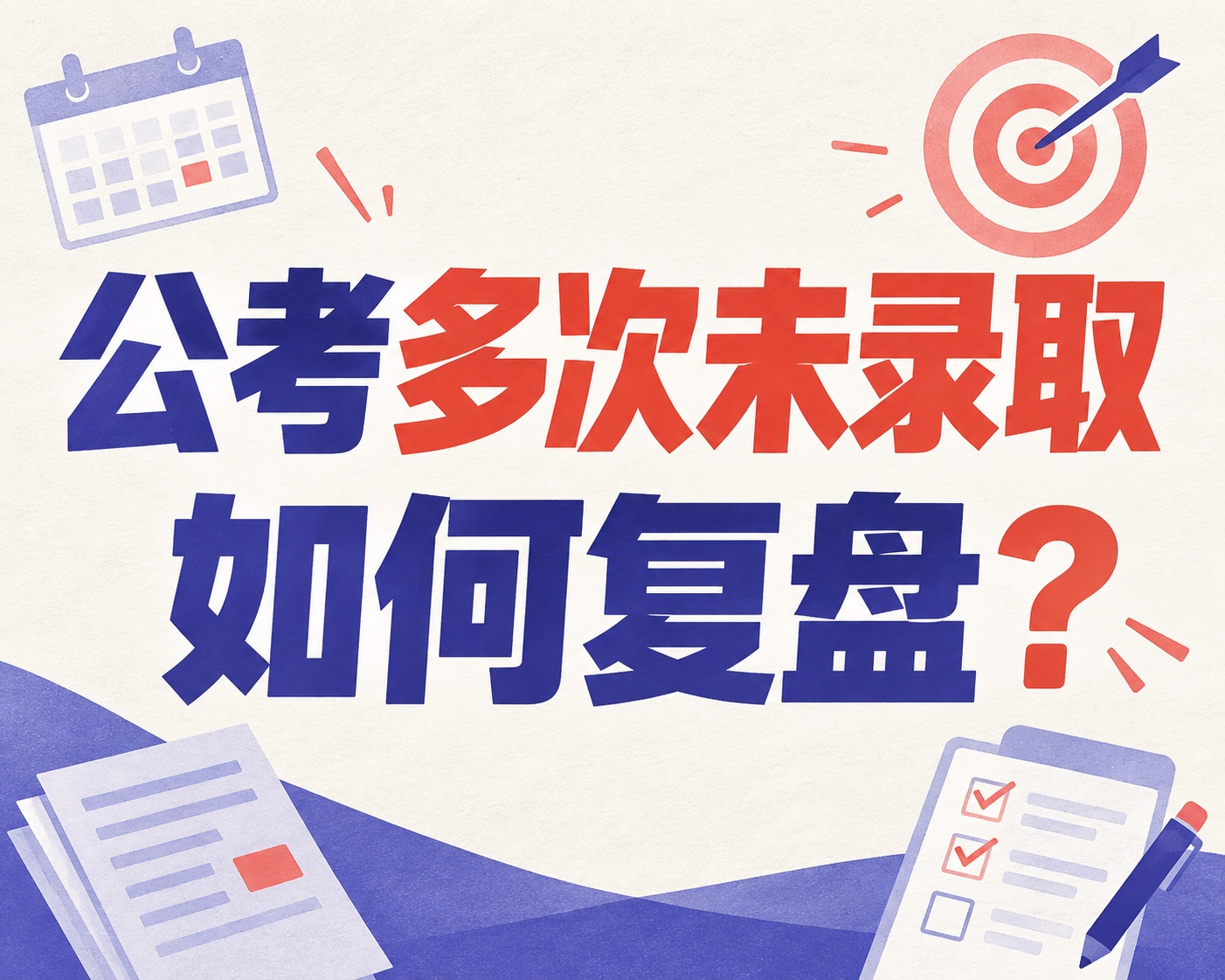 公考多次未录取如何复盘?