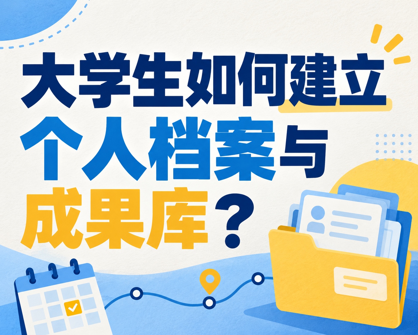 大学生如何建立个人档案与成果库?
