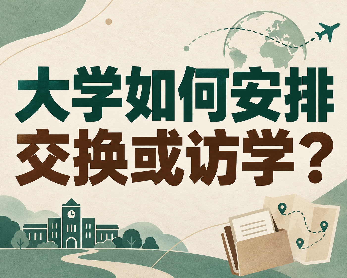 大学如何安排交换或访学?